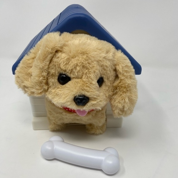 Interactive Puppy with Doghouse & Bone - Picture 1 of 5